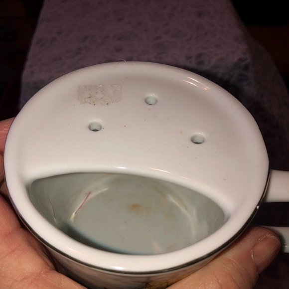 White and Gold Decorative vintage shaving mug by Royal London Gentlemen. - Picture 7 of 8